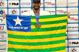 Judoca piauiense conquista pentacampeonato sul-americano e amplia destaque do Piauí no cenário internacional
