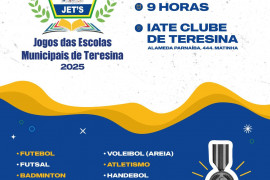 Solenidade de abertura dos Jogos Escolares de Teresina (JET’s) acontece nesta quarta-feira (23)