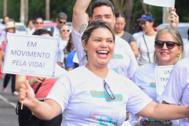 FMS realiza Caminhada Janeiro Branco em Teresina e reforça cuidado com a saúde mental