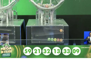 Mega da Virada: seis apostas dividem prêmio de R$ 1,09 bilhão
