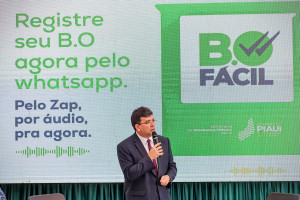 Governo do Piauí lança primeiro serviço para registro de B.O. por WhatsApp do Brasil