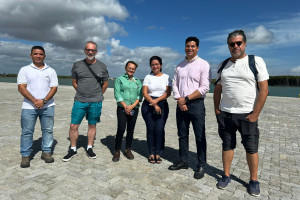 Pesquisadores da Universidade Federal do Maranhão visitam o Porto Piauí