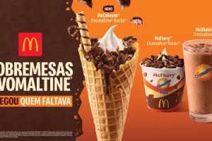 Chegou quem faltava para a família Ovomaltine do Méqui: o novo McColosso Ovomaltine Rocks