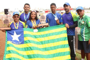 Delegação de atletismo do Piauí conquista oito medalhas nos Jogos Escolares Brasileiros