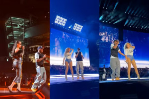 Rihanna faz aparição surpresa em show de Jay-Z nos EUA