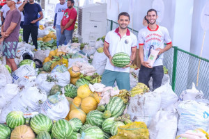 SAF entrega 35 toneladas de alimentos em Teresina