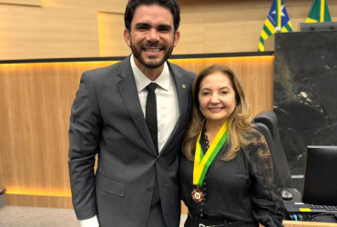 Ministra do TST Liana Chaib recebe homenagem na Assembleia Legislativa do Estado do Piauí através de um pedido do deputado Marcus Vinícius Kalume
