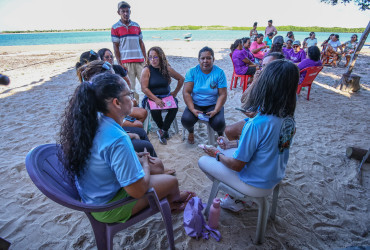 Marisqueiras nordestinas reforçam tradição, sustentabilidade, economia solidária e autonomia em intercâmbio no litoral do Piauí