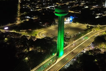 Cartão-postal de Teresina, Ponte Estaiada passa por revitalização luminotécnica