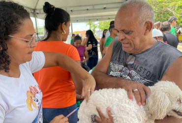Campanha de vacina contra raiva acontece nas zonas rurais sul e sudeste no sábado (25)