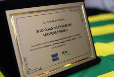 Piauí conquista Selo Ouro e mantém liderança nacional na oferta de serviços públicos digitais