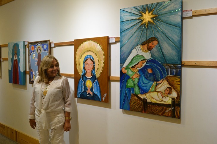 Exposição Natal com Arte do Atelier Josefina Gonçalves